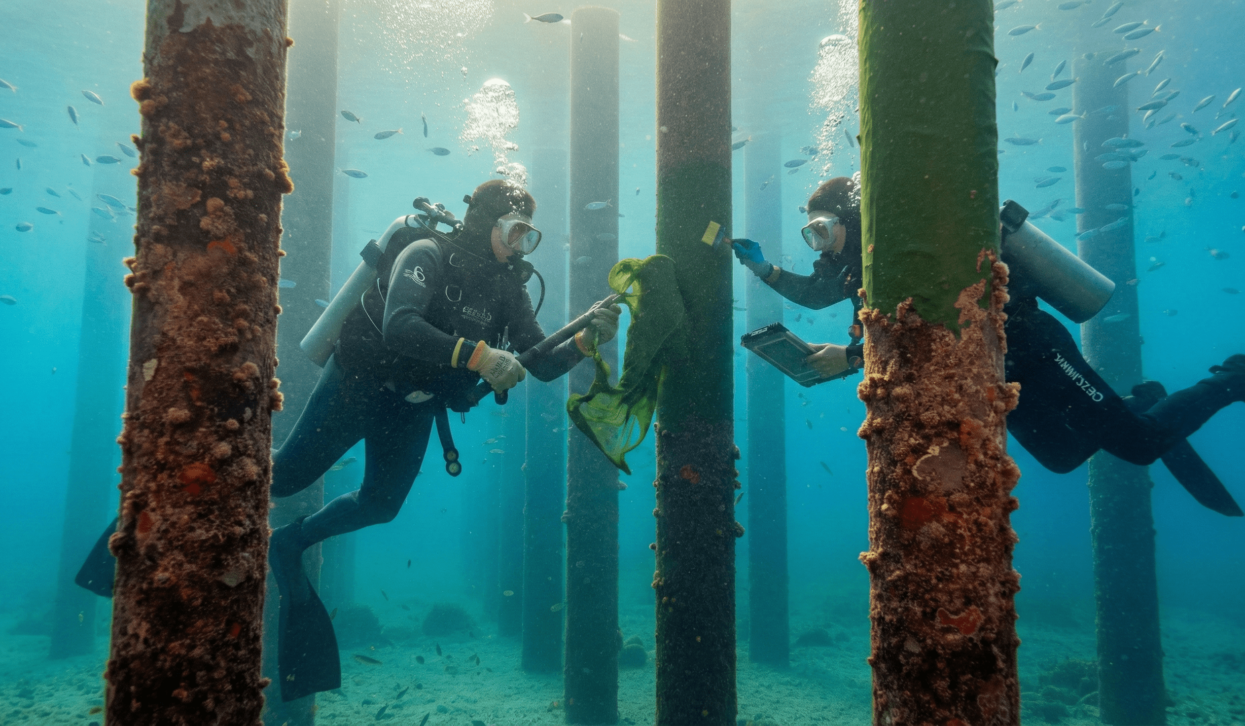 anti-fouling coatings for pilings