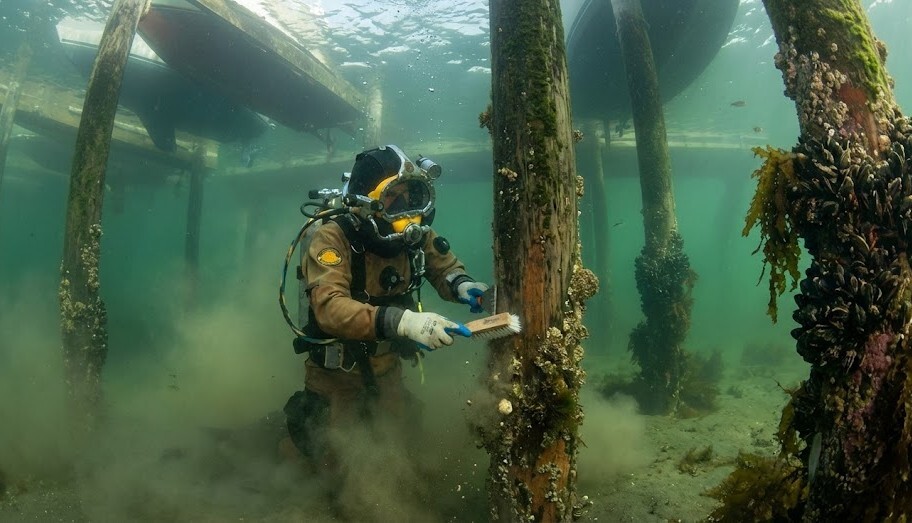 marina dock and piling maintenance
