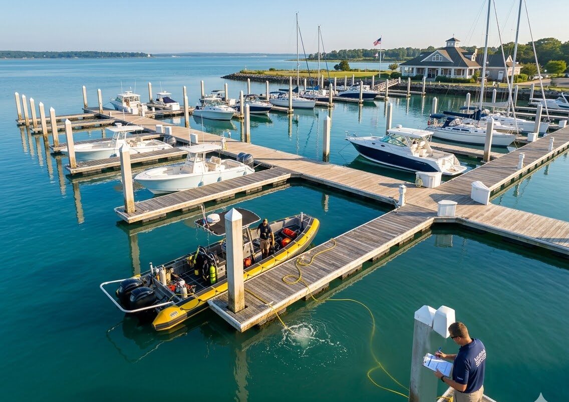 Regular Dock Piling Cleaning Program